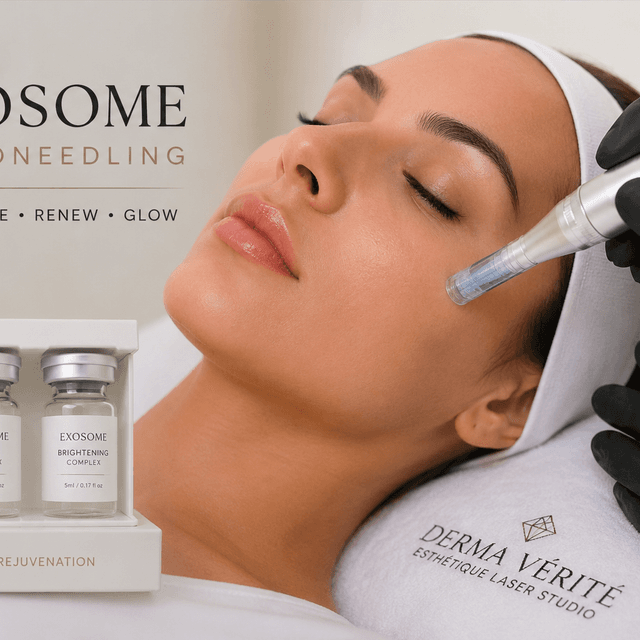 Exosome Microneedling x4 at Derma Verite Esthetique Laser Studio in Elmhurst, NY